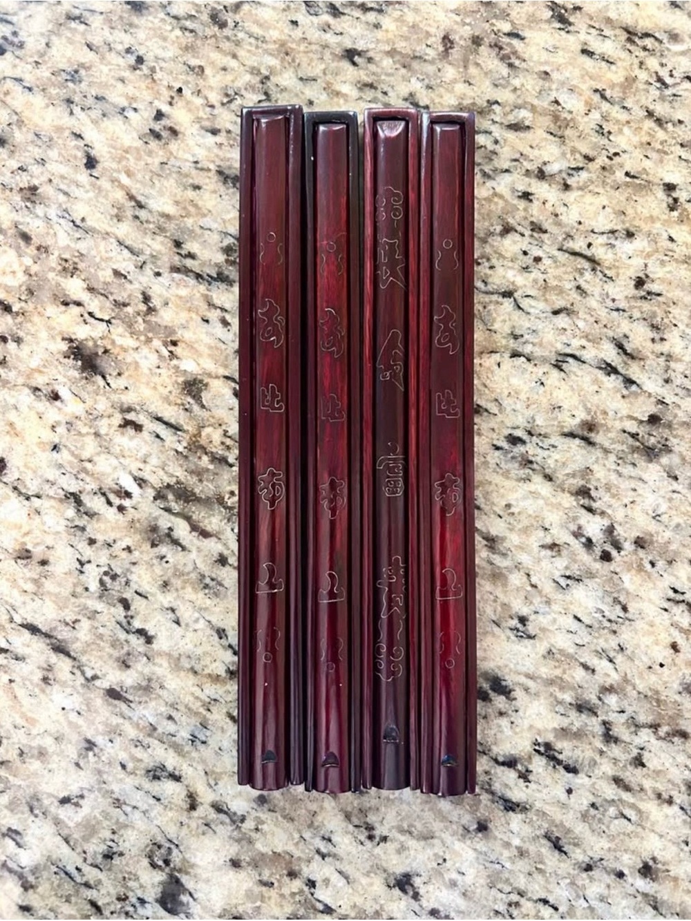 Wooden Decorative Chopstick Set with Individual Boxes